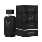 عطر یونیسکس لطافه حیاتی مشکی ادو پرفیوم Lattafa Hayaati Black Eau de Parfum