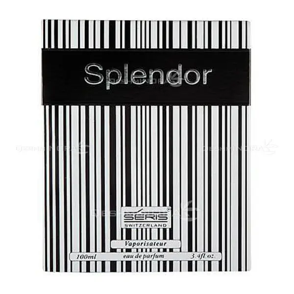 عطر مردانه سریس اسپلندور بلک ادو پرفیوم Seris Splendor Black Eau de Parfum