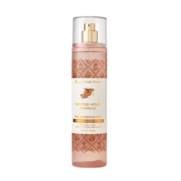بادی اسپلش زنانه بث اند بادی ورکز ویپت هانی اند وانیلا Bath & Body Works Whipped Honey & Vanilla Fine Fragrance Mist