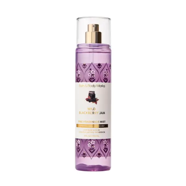 بادی اسپلش زنانه بث اند بادی ورکز وایلد بلک‌بری جم Bath & Body Works Wild Blackberry Jam Fine Fragrance Mist