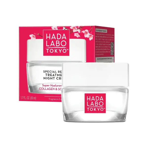 کرم شب ترمیم‌ کننده و ضدچروک هادا لابو توکیو HADA LABO TOKYO Special Repair Treatment Night Cream