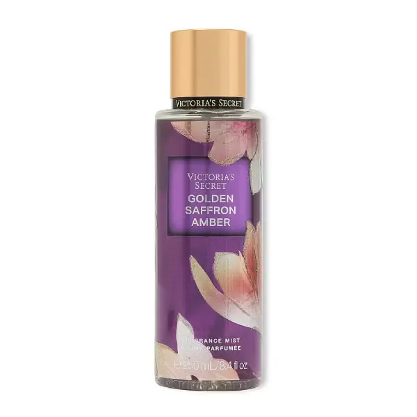 بادی اسپلش زنانه ویکتوریا سیکرت گلدن زعفران امبر Victoria's Secret Golden Saffron Amber Fragrance Mist