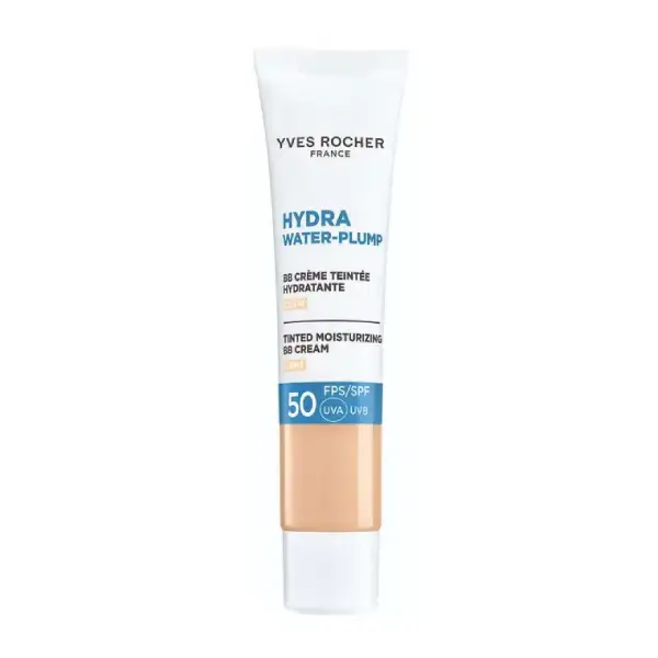 کرم BB رنگی ایوروشه هیدرا واتر پلامپ Yves Rocher Hydra Water-Plump BB Cream SPF50