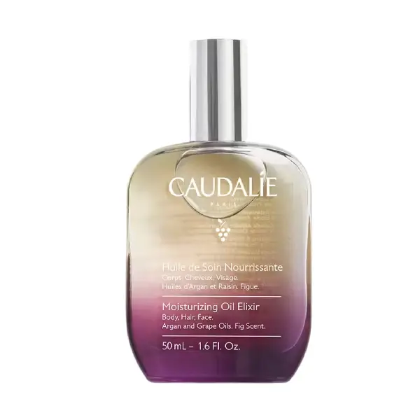 روغن مرطوب کننده و درخشان کننده بدن و مو کدالی Caudalie Smooth & Glow Moisturizing Oil Elixir