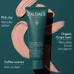 ماسک فوری سم زدای صورت کدالی وینوکلین Caudalie Vinoclean Instant Detox Mask