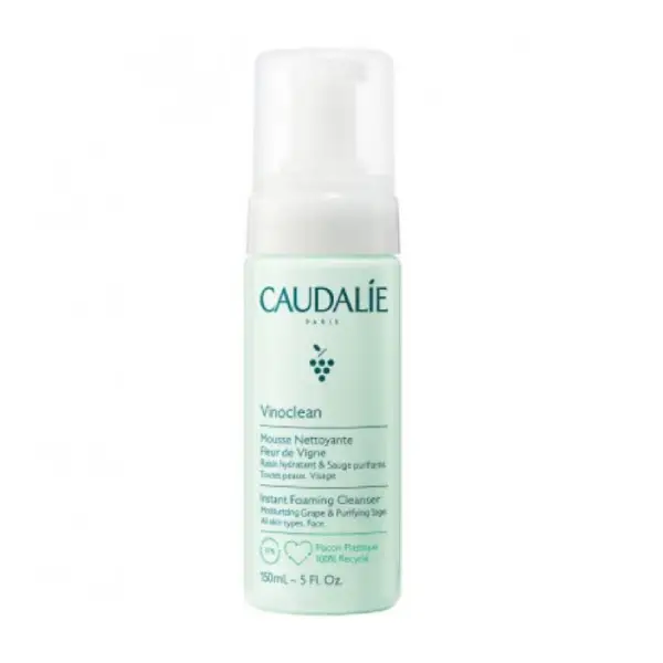 فوم شستشو و پاک کننده ملایم صورت کدالی وینوکِلین Caudalie Vinoclean Instant Foaming Cleanser