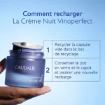 کرم شب ضد لک گلیکولیک وینوپرفکت کدالی Caudalie Vinoperfect Glycolic Night Cream