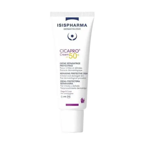 کرم ترمیم کننده و محافظ جای زخم SPF50+ ایزیس فارما کلوپلاست ISISPHARMA Keloplast Scars SPF50+ Repairing Cream