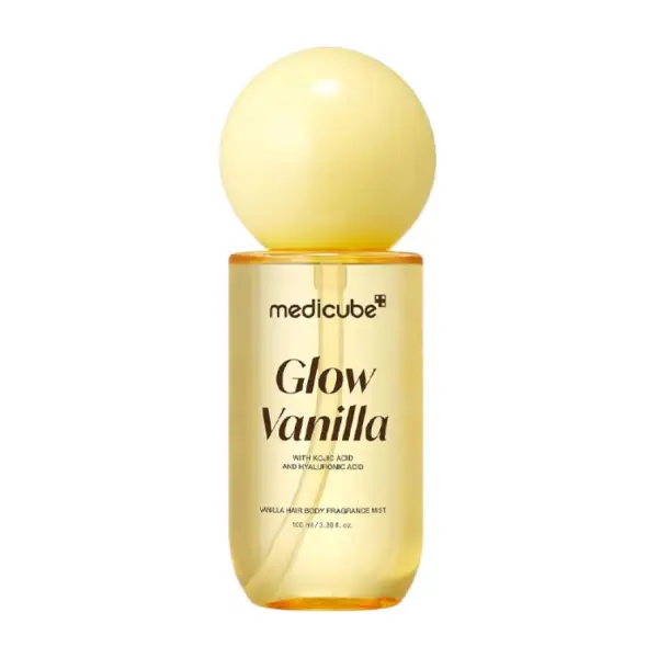 بادی میست و عطر مو مدی کیوب گلو وانیلا Medicube Glow Vanilla Hair & Body Fragrance Mist