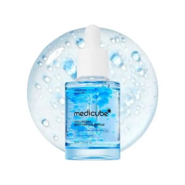 سرم آبرسان هیالورونیک مولتی پپتاید PDRN مدیکوب Medicube Hyaluronic Multi Peptide PDRN Serum