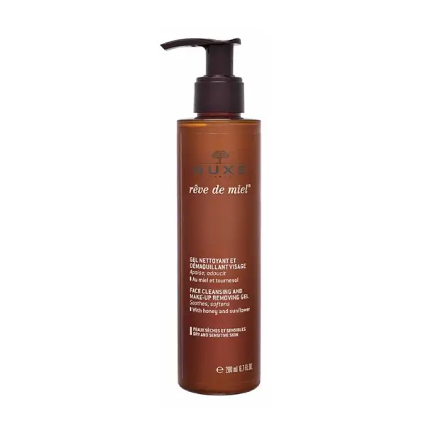 ژل شستشو و پاک کننده آرایش صورت نوکس رِو دو مییل NUXE Rêve de Miel Face Cleansing and Make-Up Removing Gel