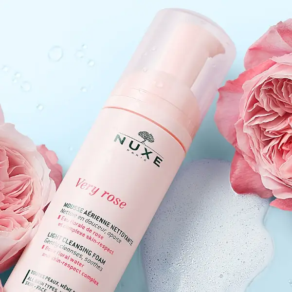 فوم شستشو و پاک کننده ملایم صورت نوکس وری رز NUXE Very Rose Mousse Aérienne Nettoyante